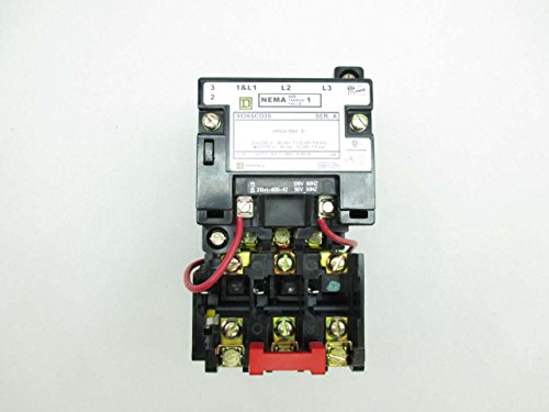New SQUARE D 8536SCO3S SER A 120V-AC 10HP Size 1 Motor Starter D444846 miniatura 1