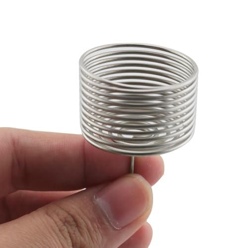 Contenedores cilíndricos de acero para fertilizante bonsái 10 pcs miniatura 5