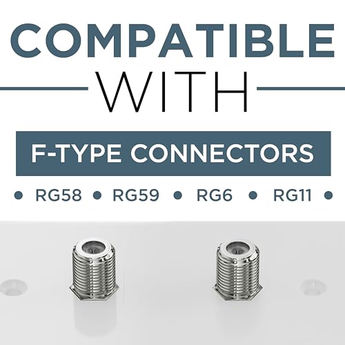 Conectores coaxiales THE CIMPLE CO 4 unidades hembra miniatura 3