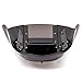 Krator Black & Smoke Quarter Fairing Windshield Kit Compatible with Harley Davidson XL FXR Dyna 2009-2017 Harley Davidson Iron 883 XL883N