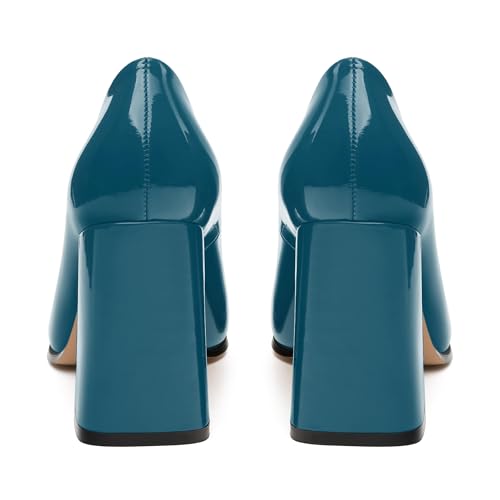 Women's Pumps, Pointed Toe High Heel Shoes, Fashion Solid Patent Working Party Daily Pumps for Women4