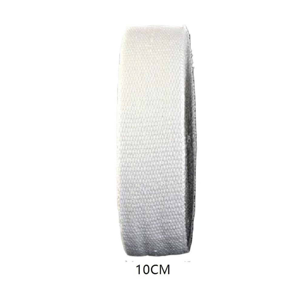 Corda in fibra di vetro per stufe, Corda di tenuta intrecciata in fibra ceramica ad alta temperatura Lunghezza 1M Spessore 3mm Larghezza 3x (30-100) mm | 3x100mm