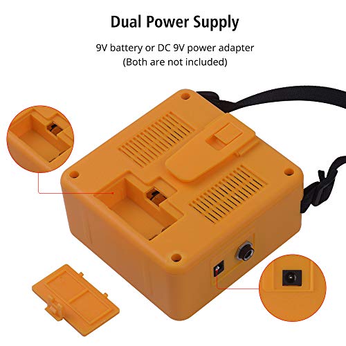 KOCAN Mini amplificateur de guitare 5W, haut-parleur avec entrées 3.5mm et 6.35mm, sortie 1/4 pouces, prend en charge le réglage du Volume et de la tonalité, Overdrive,ampli guitare ampli guitare acou - Les Beatles, Paul McCartney, John Lennon, RIngo Starr, George Harrison KOCAN Mini amplificateur de guitare 5W, haut-parleur avec entrées 3.5mm et 6.35mm, sortie 1/4 pouces, prend en charge le réglage du Volume et de la tonalité, Overdrive,ampli guitare ampli guitare acou – Image 7