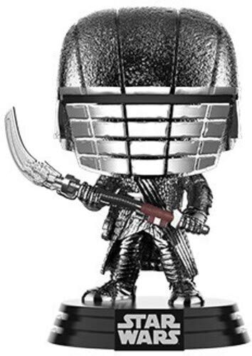 The all new Star Wars: Rise of the Skywalker Pop! Vinyl's are here! Knights of Ren Scythe is here to join your collection!Figure measures about 3 3/4 inches tall and comes packaged in a window display box, please note images shown are artwork and final product produced may vary.