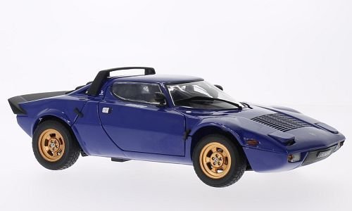 Preisvergleich Produktbild Lancia Stratos Stradale, blau, 1975, Modellauto, Fertigmodell, Sun Star 1:18