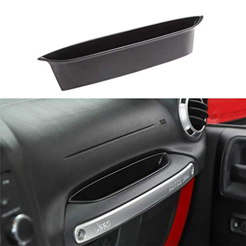 Pulidi 高品質コパイロットポジションアームレスト収納ボックスジープラングラー(Jeep Wrangler)JK用2011-2017/JL用2018-2019カーインテリアアクセサリー収納片付け黒 (JK (2011-2017)) Pulidi 高品質コパイロットポジションアームレスト収納ボックスジープラングラー(Jeep Wrangler)JK用2011-2017/JL用2018-2019カーインテリアアクセサリー収納片付け黒 (JK (2011-2017))
