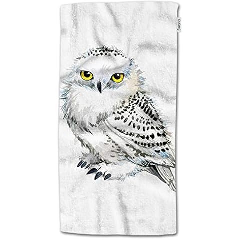 HGOD DESIGNS Cute Owl Hand Towels Cover