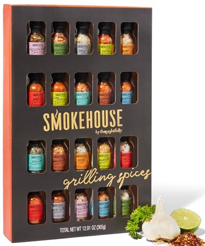 Smokehouse by Thoughtfully Ultimate Grilling Spice Set, Grill Seasoning Gift Set Flavors...