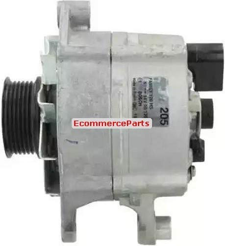 Alternatore Ecommerceparts Tensione: 12 V, Alternatore-Corrente carica: 120 A, N° alette: 6, Puleggia-Ø: 62 mm, Morsetto: M6, Versione: 553718B 9145375146869