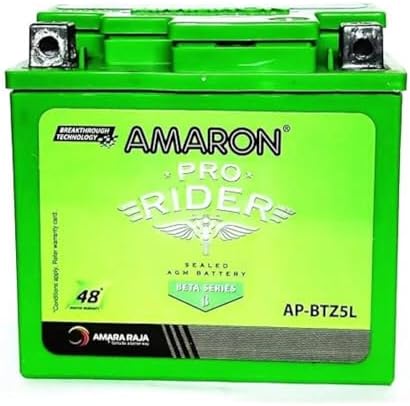 AMARON PRO RIDER Ap-Btz5L Battery For Bikes, 12 Volt