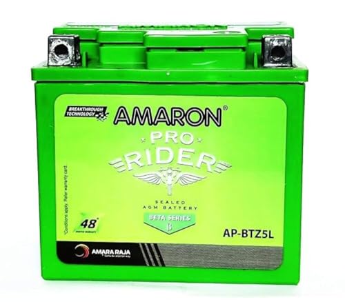 AMARON PRO RIDER Ap-Btz5L Battery For Bikes, 12 Volt