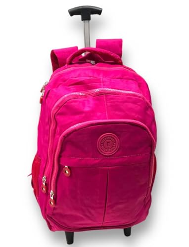 Mochila DeRodinha Adulto Juvenil Em Nylon Tactel Espaço Para Notebook (rosa chiclete)