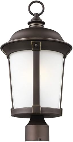 Miniatura 3 de Sea Gull Lighting Generation 8750701-71 - Farol de pared transitorio para exteriores de Seagull-Calder Collection, acabado oscuro, grande, bronce