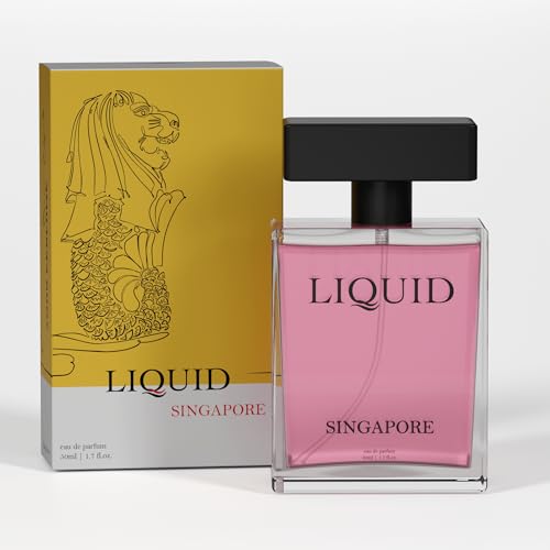 Image of LIQUID Luxury Singapore Perfume for Women - 50ml | Premium Fragrance with Long-Lasting Scent, Strong Feminine Aroma Perfect for Date Night & Parties, Featuring Citrus, Spicy, and Woody Notes