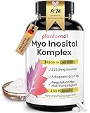 180 Myo-Inositol Kapseln - Hormon Balance Frauen mit Myo Inositol D Chiro Inositol Folsäure Vitamin B6 sowie Chrom für die Blutzucker-Regulation - 2 Monatsvorrat