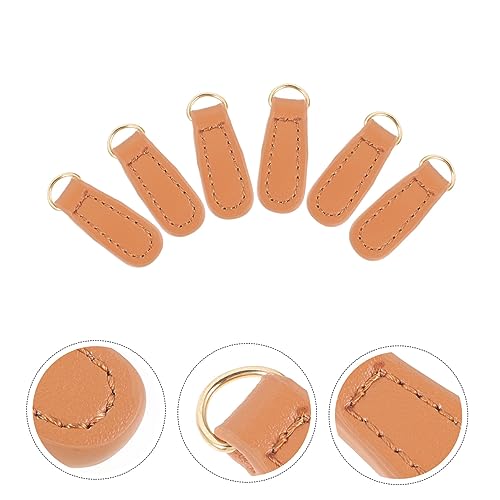 ADOCARN 6 Peças Abas De Metal Com Zíper Alça Destacável Aba De Zíper Durável Cabeças De Zíper Zíper