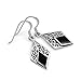 925 Sterling Silver Bali Inspired Black Onyx Gemstone Filigree Dangle Hook Earrings