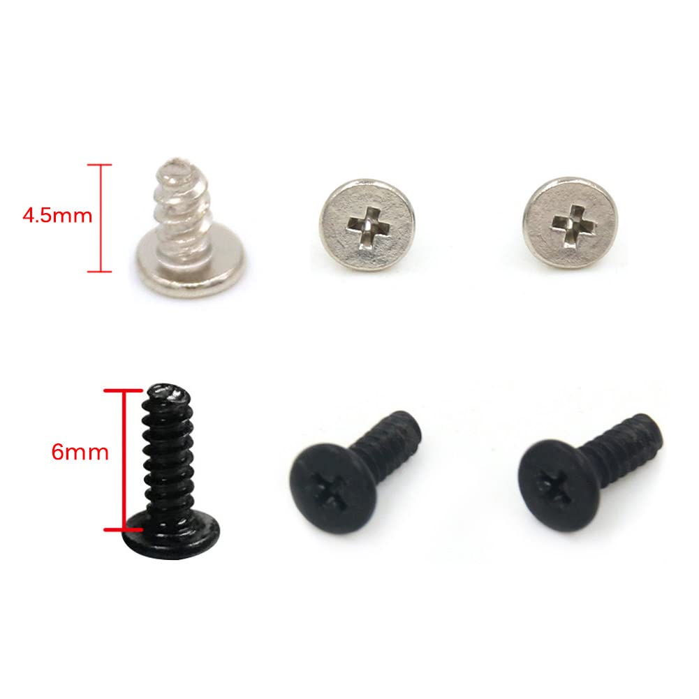 Replacement #00 Cross Head Screws Set with PH00 Phillips Screwdriver for PS4 Controller Repair Tools