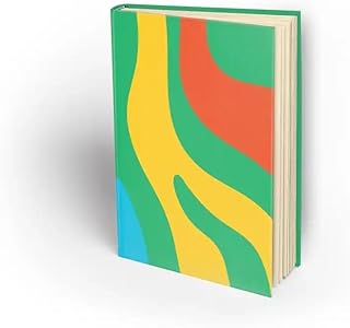 دفتر رسم بغلاف مقوى مقاس A5 بخطوط ملونة