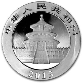 2013 China 1 oz Silver Panda Coin 10 YUAN Brilliant Uncirculated