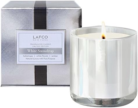 Lafco Fragranced Candle Limited Eddition, White Snowdrop