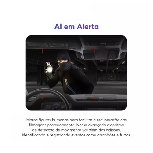 DDPAI Radar com Detecção de Movimento Alimentada por IA, Gravação Automática Exclusivo para N5 e N5