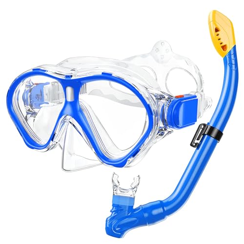 Gintenco Schnorchelset Kinder, Taucherbrille Kinder mit Schnorchel Anti-Fog Panorama-Weitsicht, Anti-Leck schnorchelmaske,Tauchmaske für Schwimmen Schnorcheln 4-16 Jahre Gintenco Schnorchelset Kinder, Taucherbrille Kinder mit Schnorchel Anti-Fog Panorama-Weitsicht, Anti-Leck schnorchelmaske,Tauchmaske für Schwimmen Schnorcheln 4-16 Jahre