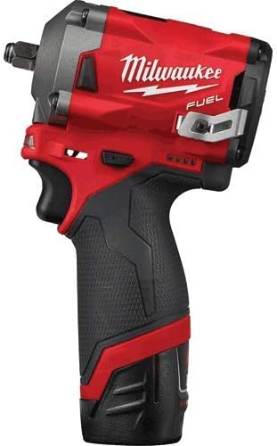 Milwaukee M12 FUEL 3/8" Stubby Impact Wrench Kit