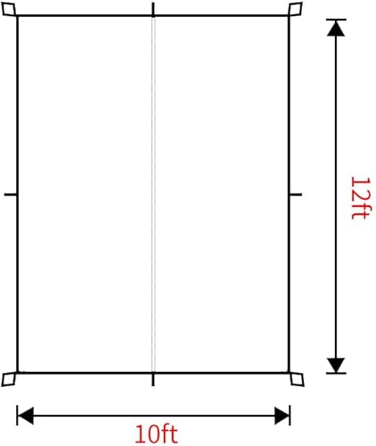 Miniatura 3 de Gold Armour - Toldo para lluvia para hamaca de lona, calidad premium, 14.7 pies, 12 pies, 10 pies, 8 pies, cubierta de toldo para lluvia, toldo de