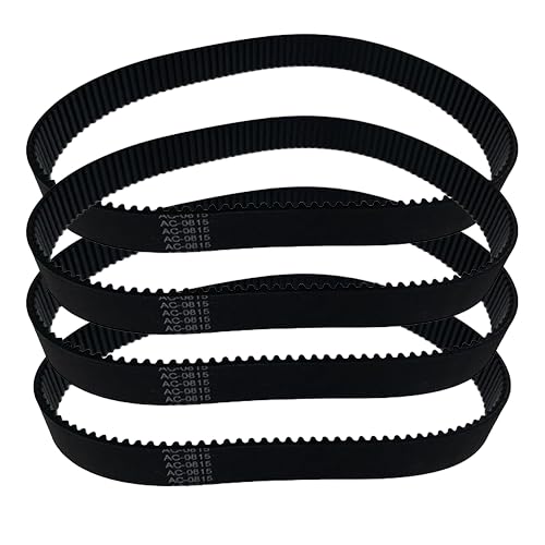 （4 Pack） Gadgetool AC-0815 Air Compressor Timing Belt Fit for dewelt Devilbiss Porter Cable Makita Sears Craftsman Air Compressor Timing Belt CAC-1311 CAC-1342