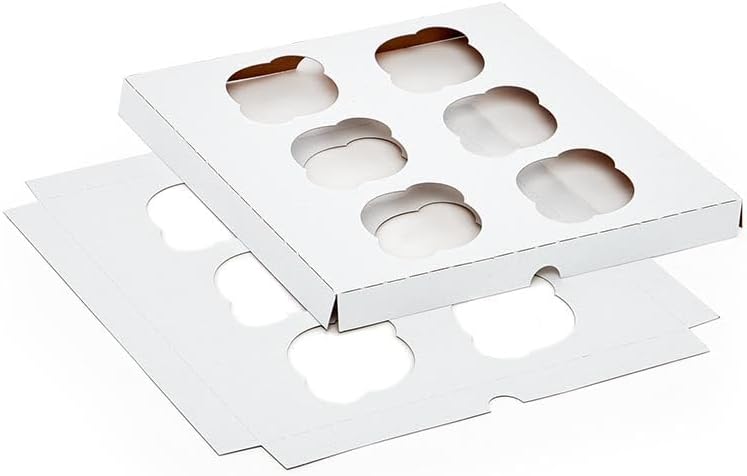Paper Mart 200ea Six Count Cupcake Insert 9-7/8 X 9 7/8" X 7/8"