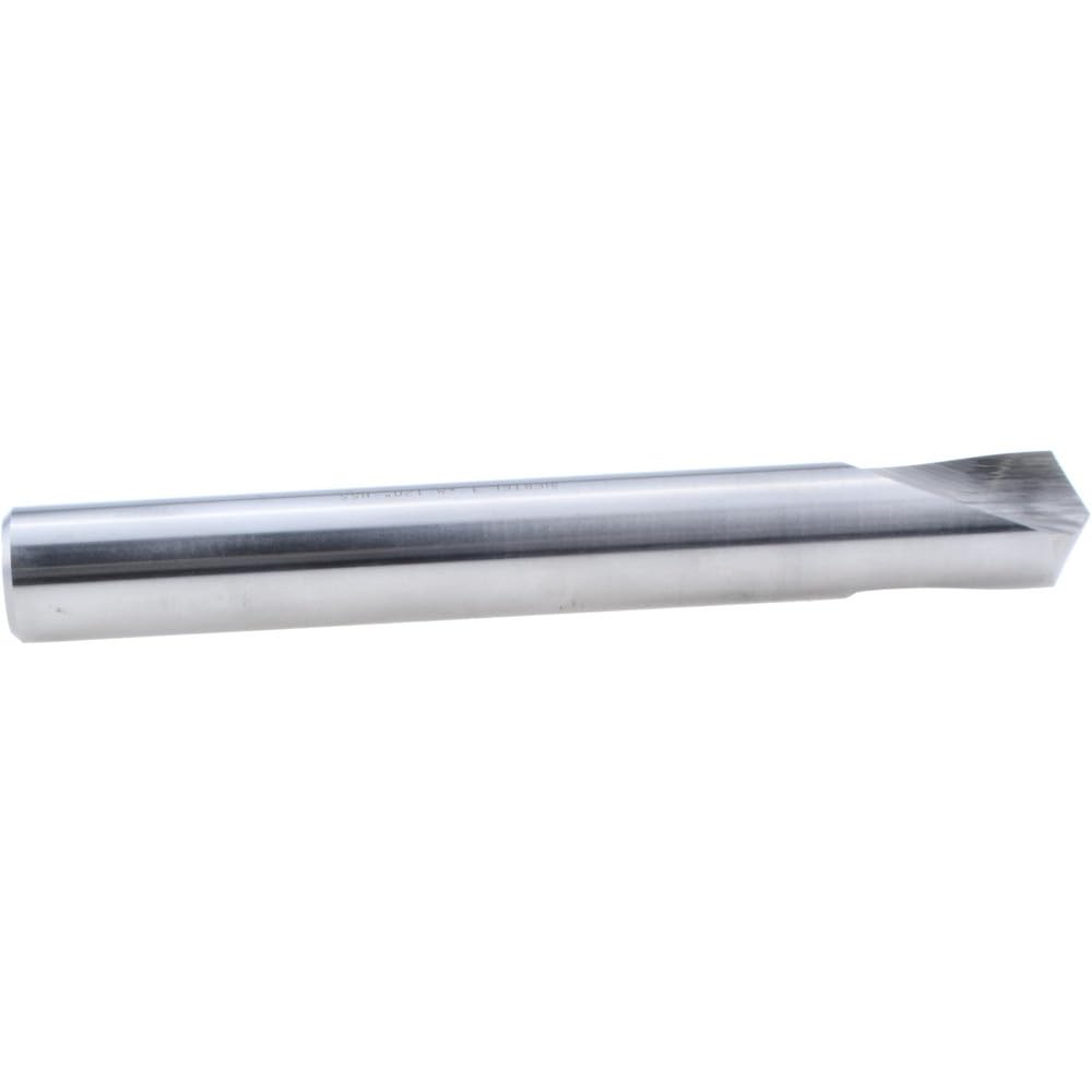 Hertel Spotting Drill, 1" Diameter, HSS, 1" Shank Diameter, Bright/Uncoated Finish, 120 Degree, 1-3/4" Flute Length, 8" OAL, Right Hand Cut