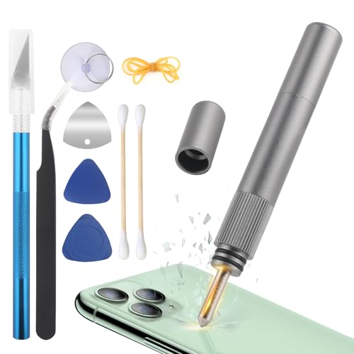 Glass Breaker pen für Rückseite Glas Entfernen Werkzeuge für iPhone X 1112 Pro Demolition Handy Glasbrecher Rückkamera Glasbrechstift für iPhone 12 13 14 Pro Max Reparieren Accessories with Tools