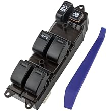 84820AA070 Driver Side Power Window Switch, Compatible with 2002-2006 Toyota Camry, 2003-2008 Corolla/Matrix, 2004-2009 Sienna, 2005-2007 Tacoma, 2004-2006 Scion xA/xB, Replace 84820AA050, 14 Pins