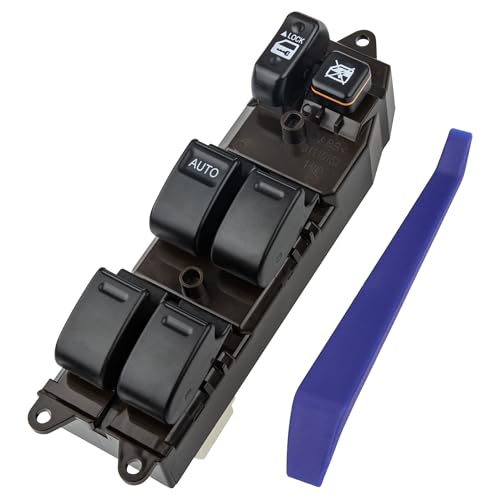 84820AA070 Driver Side Power Window Switch, Compatible with 2002-2006 Toyota Camry, 2003-2008 Corolla/Matrix, 2004-2009 Sienna, 2005-2007 Tacoma, 2004-2006 Scion xA/xB, Replace 84820AA050, 14 Pins