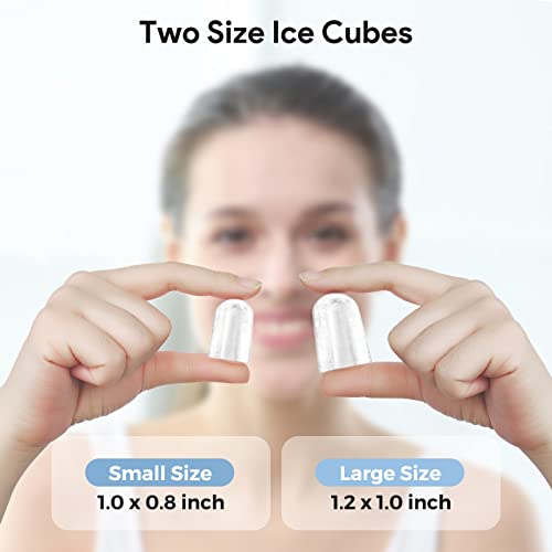 Ice Maker Machine For Countertop, Freezimer 33 Lbs/24Hrs, 9 Cubes Ready In 6 Mins Self-Cleaning Electric Ice Machine With Ice Scoop And Basket For Home Kitchen Bar Party - Silver #TOP7