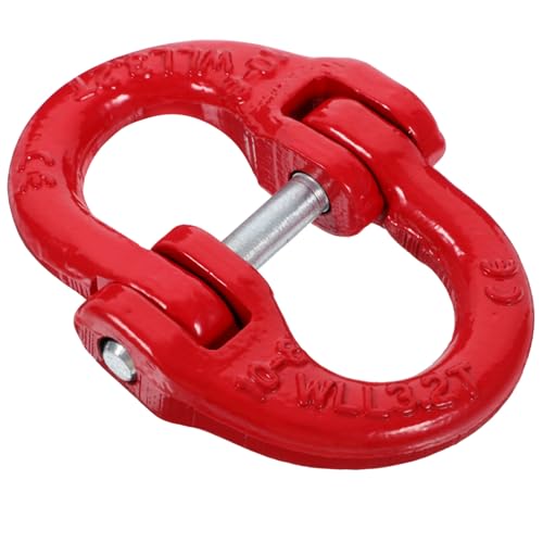 SOLUSTRE Lifting Chain Buckle ATV Hitch Receiver 3.2t Load Steel Coupler Safety Chain Hooks for