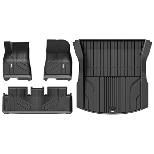 3W Floor Mats Compatible with Tesla Model 3 Highland 2024-2025 2026, Easy to Clean Non-Slip and Waterproof Full Cover Mat, All Seasons Tailored Car Mats in Thorex™