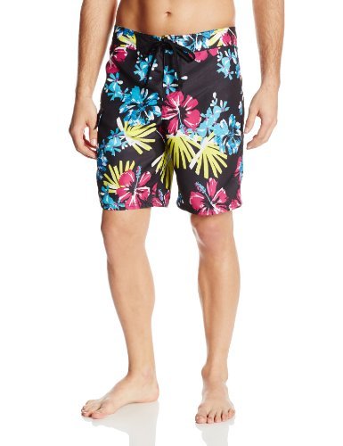 Gotcha Men's Hibiscus-Print Boardshort