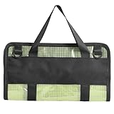 KASTONG Fishing Lure Stroage Bag Covenient 6 Pocket Large Capacity PVC Heavy Duty Protective Cover Durable Fishing Bag for all Fishing Bait Trolling Fishing Lure Wraps Box for Saltwater (1pc, Yellow)