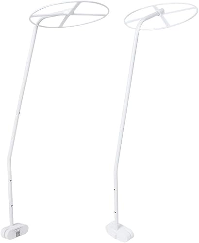 Miniatura 5 de Ymiko Soporte de red para cama, soporte de red ajustable con clip para cuna, soporte para toldo de cuna, accesorios de red para cuna para cama de