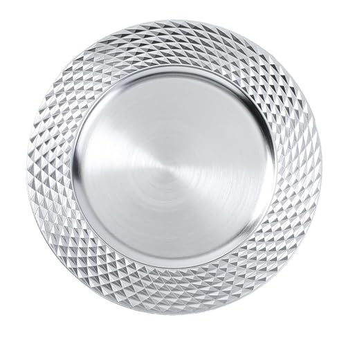 Inge-glas Dekoteller 33cm Kunststoff Rauten - Festliche Platzteller...