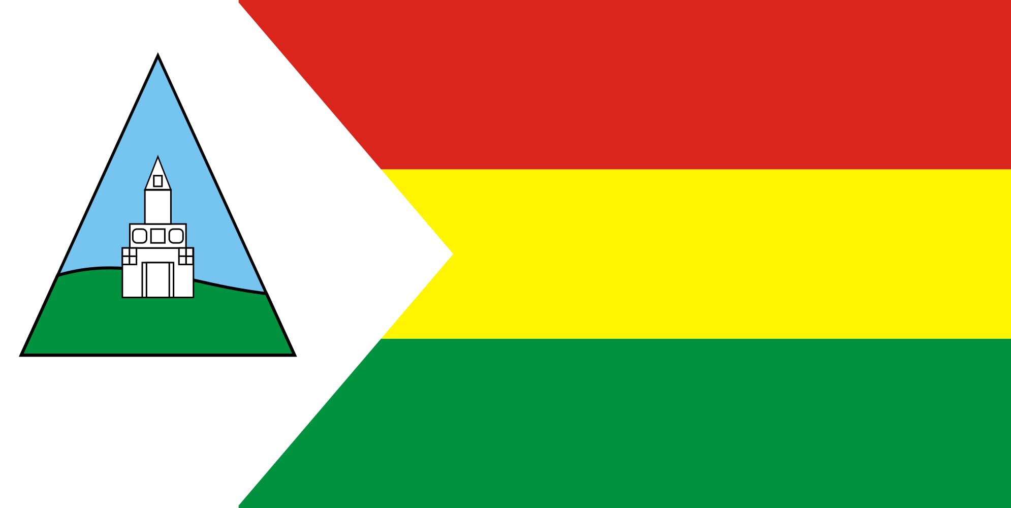 Drapeau Bom Conselho grand format idéal pour décoration et événements