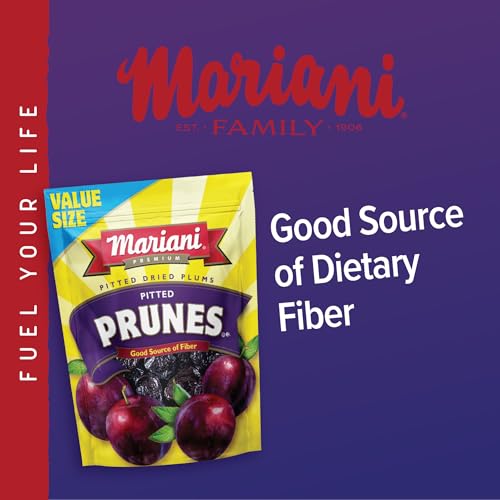 Mariani | Pitted Prunes | Dried Fruit | Healthy, Vegan, Gluten Free Snack for Kids & Adults | No Sugar Added | 32 Ounces (Pack of 1) - Resealable Bag