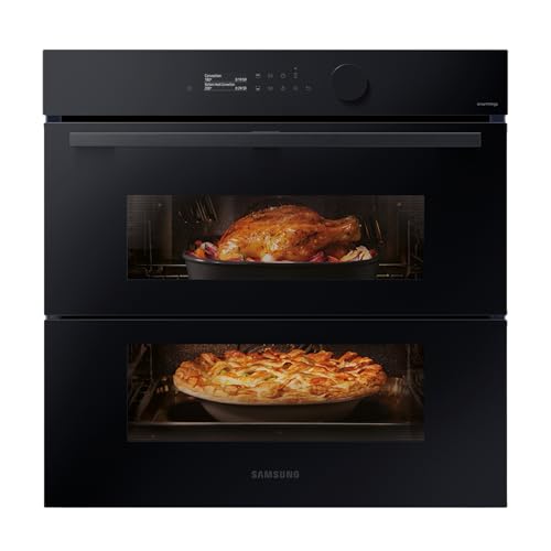 Samsung NV7B5750TDK, Horno Pirolítico 76L Dual Cook Negro [Clase de eficiencia energética A+]