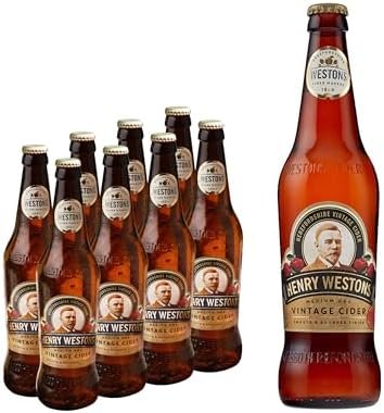 Henry Westons Vintage Glass Bottles, 8.2% ABV 8 x 500ml