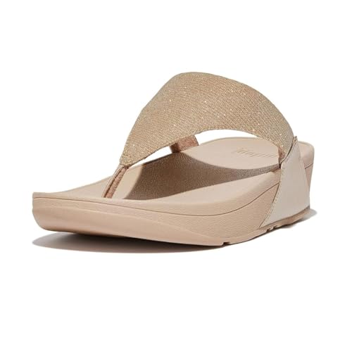 Image of FitFlop Women's LULU Suede Toe-Post Sandals | Lightweight Summer Walking Sandals with Cushioned Comfort, Arch Support & Grip