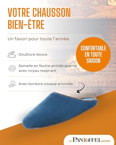 Chaussons en feutre pour femmes et hommes Pantoffelmann du 36 au 48 - 2