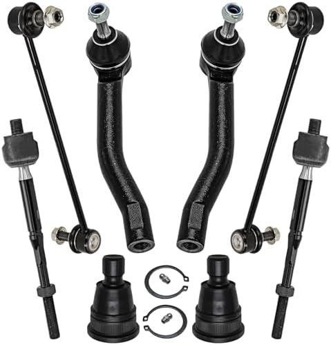 6-Piece Front Suspension Kit – Outer Tie Rods, Lower Ball Joints & Sway Bar Links For Scion TC 2005-2010 - View #9