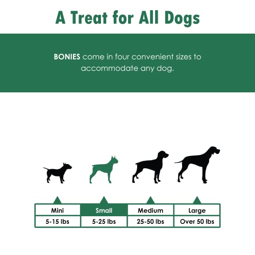 Bonies Natural Dental Health Multi-Pack Small (15 Bones / 12.15 Oz) #TOP3